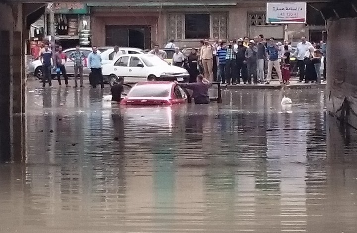 أمطار غزيرة على كافة محافظات مصر