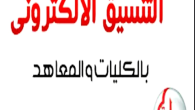 لينك بوابة الحكومة المصرية للتنسيق 2020 لتقديمات المرحلة الأولى