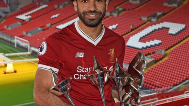 عدد أهداف محمد صلاح وترتيبه بين الهدافين التاريخيين لنادي ليفربول