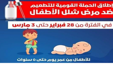 حملة تطعيم شلل الأطفال 2021 .. المواعيد وعمر الأطفال