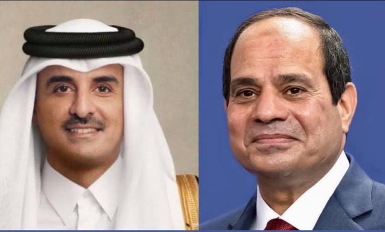 السيسي يُهنِّئ الرؤساء العرب بشهر رمضان 2021 ويتلقى اتصالًا من أمير قطر