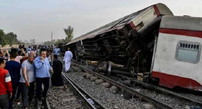 حادث قطار  بنها