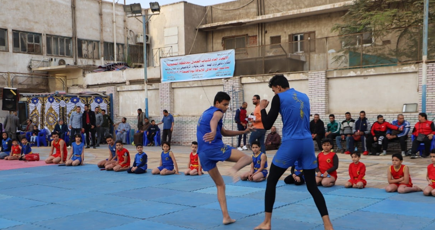 القوى العاملة تشارك في مهرجان ذوي الهمم الرياضي باتحاد شباب العمال