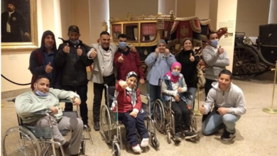 متحف المركبات الملكية ينظم زيارة لذوي الاحتياجات الخاصة