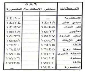 السكة الحديد: تعديل مواعيد بعض القطارات بمناسبة شهر رمضان