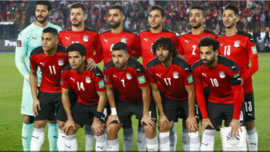 منتخب مصر يحافظ على ترتيبه في تصنيف فيفا لشهر أغسطس 2022