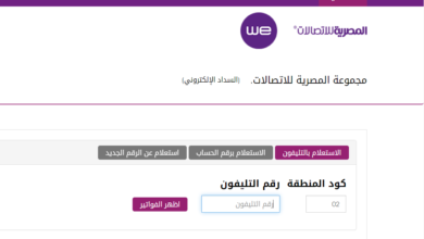 الاستعلام عن فاتورة التليفون الأرضى المصرية للاتصالات يناير 2023
