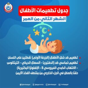 مواعيد تطعيم الأطفال في مكاتب الصحة بالايام