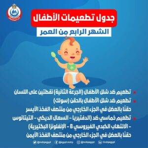 مواعيد تطعيم الأطفال في مكاتب الصحة بالايام