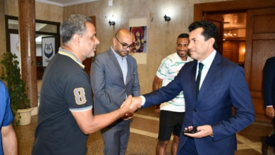 وزير الشباب يطمئن على منتخب الصم لكرة القدم قبل كأس العالم بماليزيا